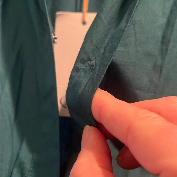 NWT Quince Teal Maxi Dress - Picture 8 of 8